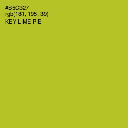 #B5C327 - Key Lime Pie Color Image
